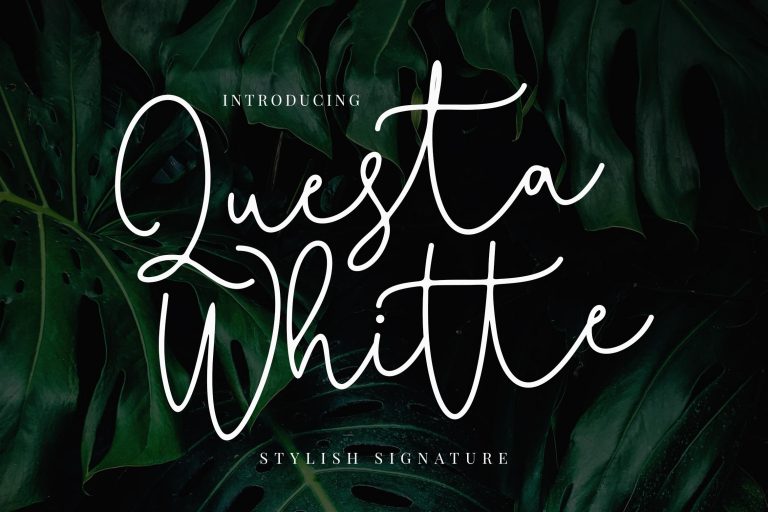 signature font