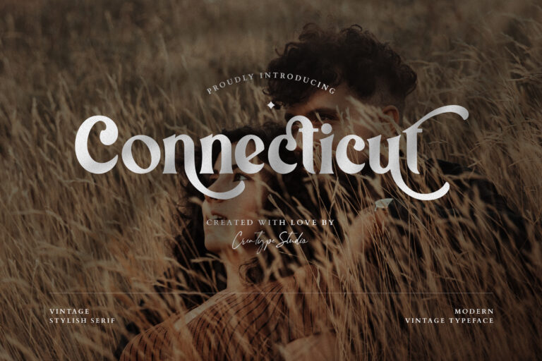 vintage font