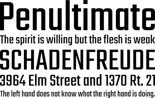 teko font