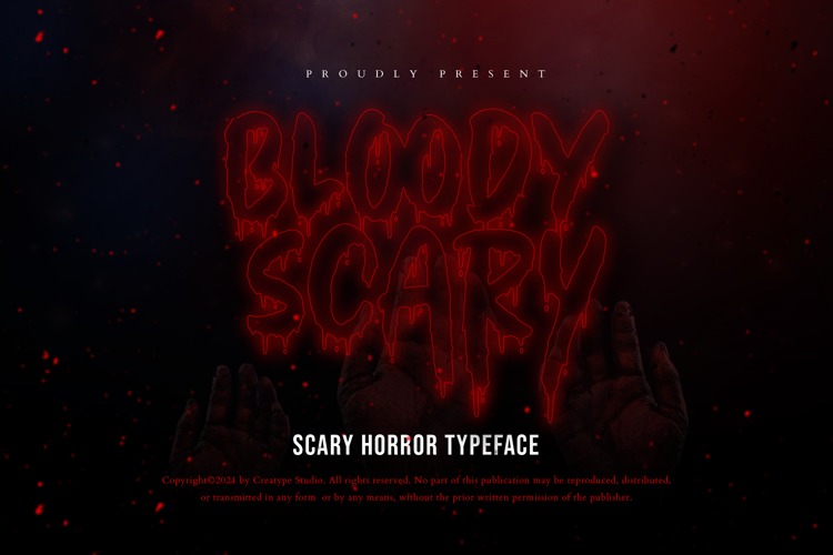 Bloody Scary Font
