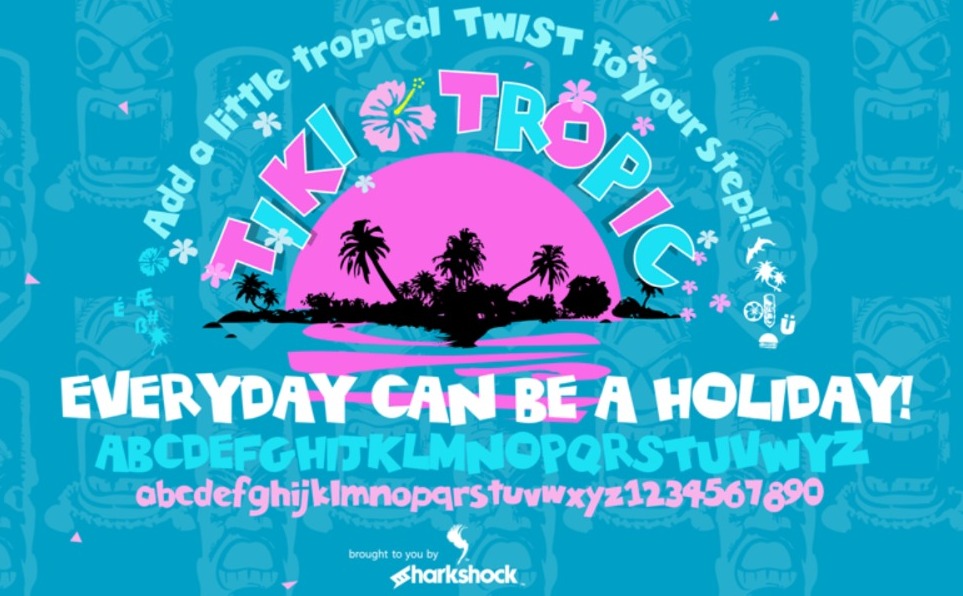 Hawaiian font