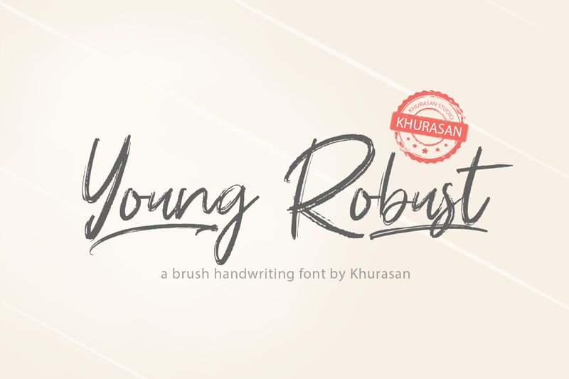 Young Robust Font