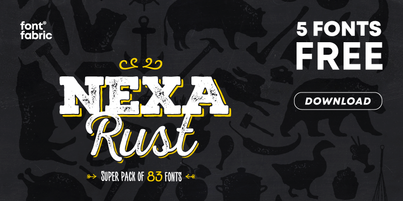 10 Most Popular Slab Serif Font Chosen by Designer
