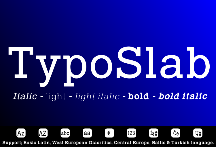 10 Most Popular Slab Serif Font Chosen by Designer