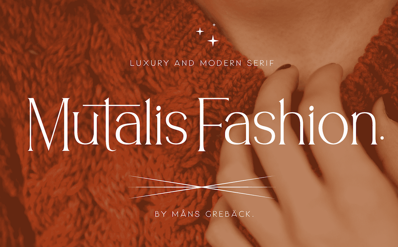 mutalis fashion font