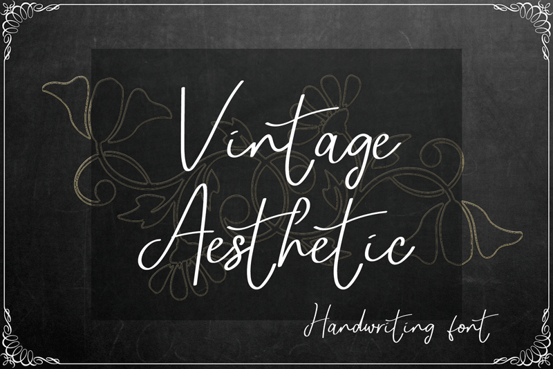 vintage aesthetic font