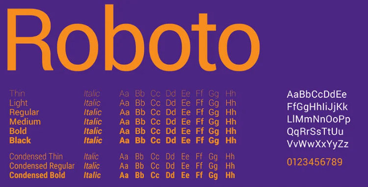 Dafont - Roboto