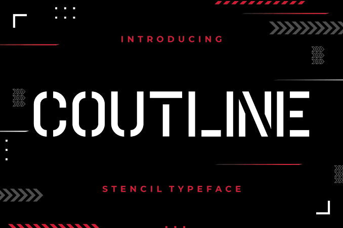 Coutline Stencil