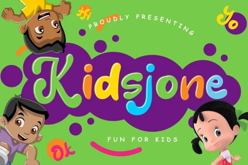 Kidsjone Fun For Kids Font