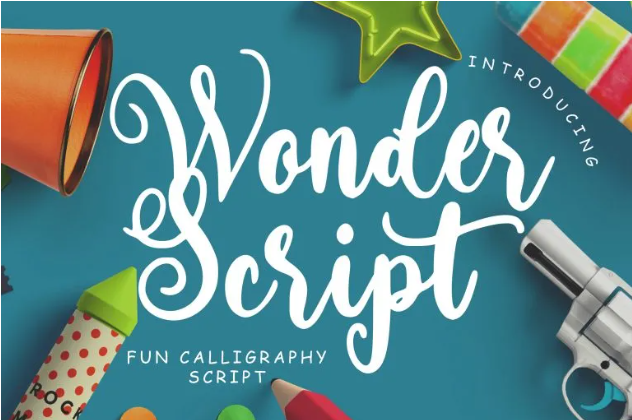 Wonder Calligraphy Script Font