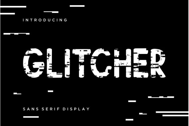 Glitcher Sans Display Font