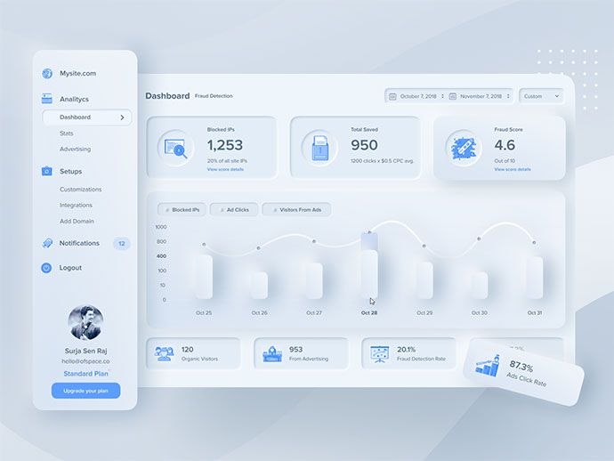 Neumorphism Design on Web