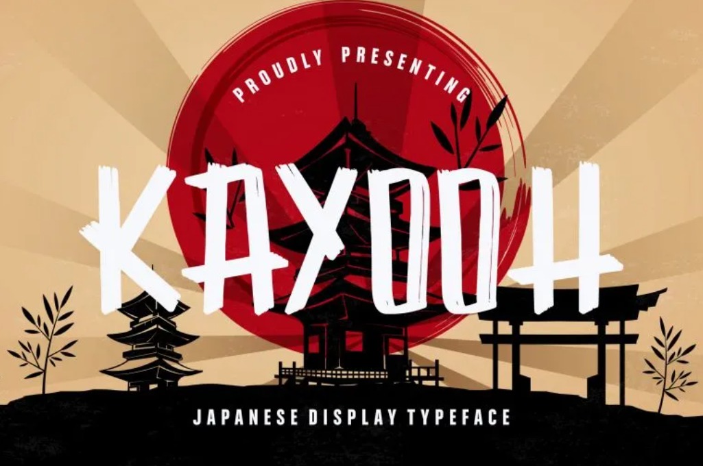 Japanese Display Typeface