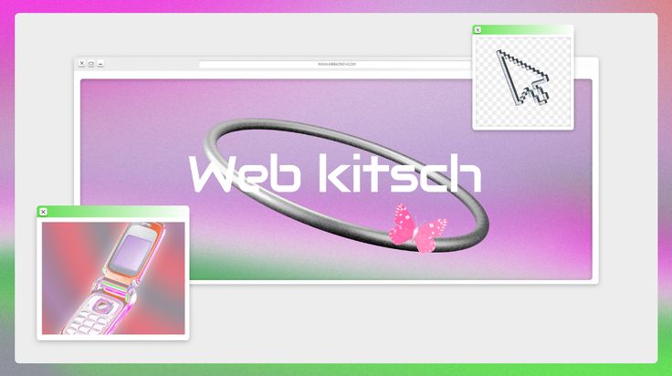 Y2K Aesthetic on Website