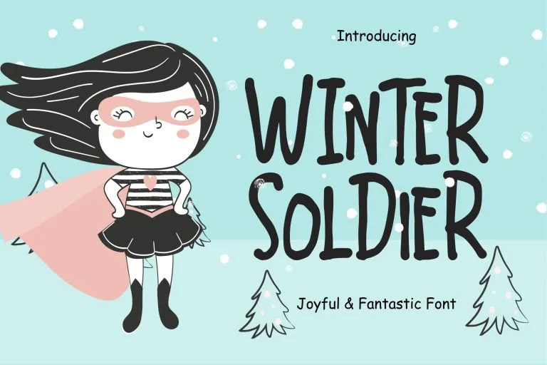 Winter Soldier Joyful Cartoony Font