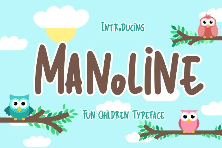 Manoline Fonts