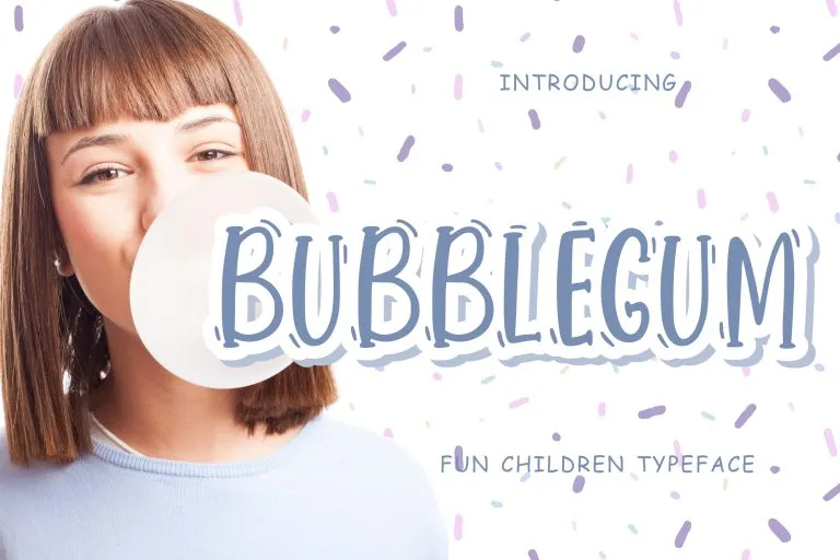 Bubblegum Cartoony Font