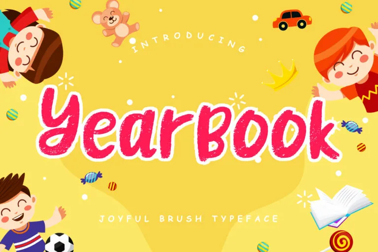 Yearbook Joyful Font