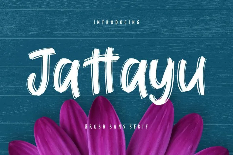 Jattayu Brush Sans Serif Font for Travel Agency Logo