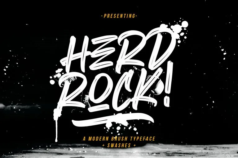 Herdrock Font for Travel Agency Logo