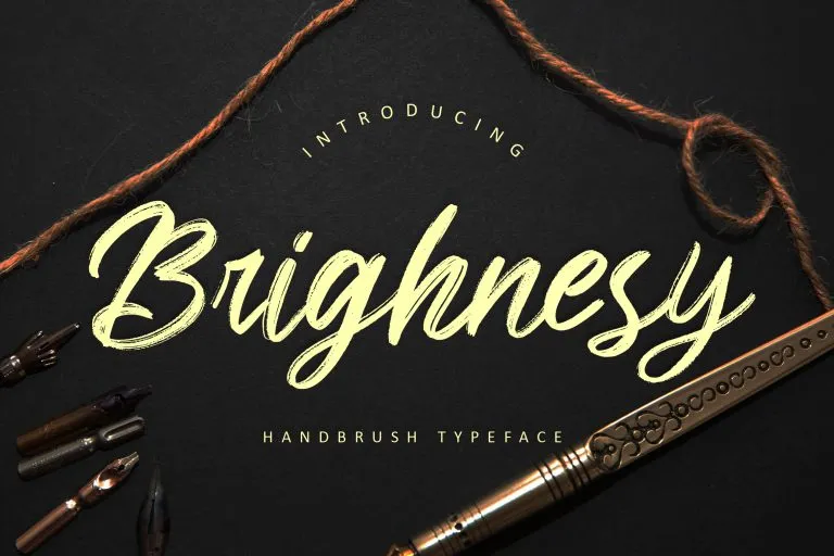 Brignesy Handbrush Font