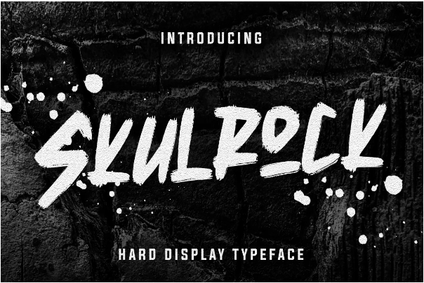 Skulrock Urban Skateboard Font