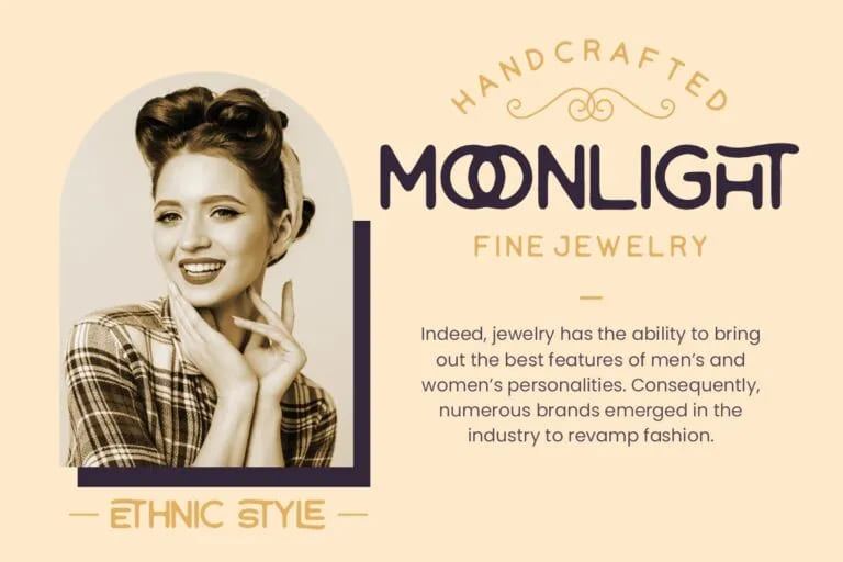 Tropikana Monoline Vintage Typeface