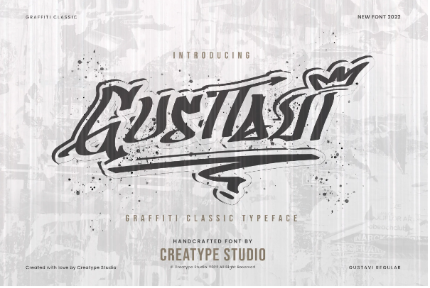 Gustavi Sraffiti Font