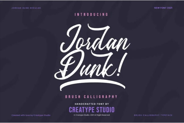 Jordan Dunk Swift Skateboard Font