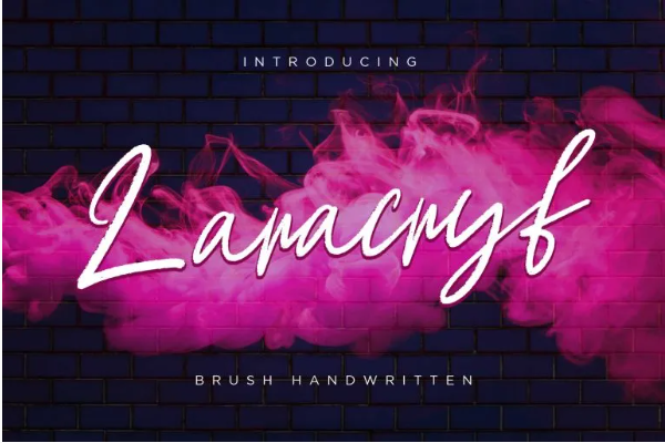 Laracryf Underground Race Car Font