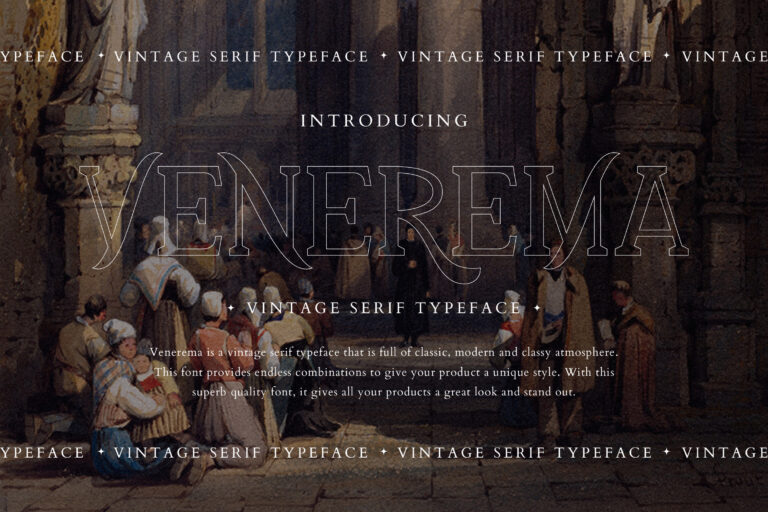 Venerema Vintage Serif for Rock Font