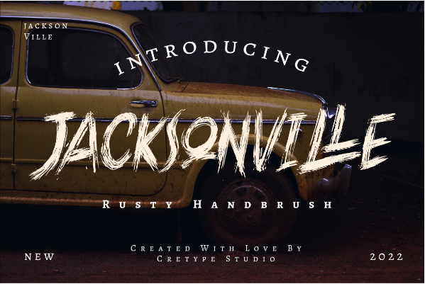 Jacksonville Rusty Font
