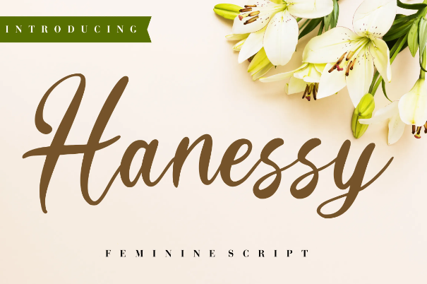Hanessy Feminine Script