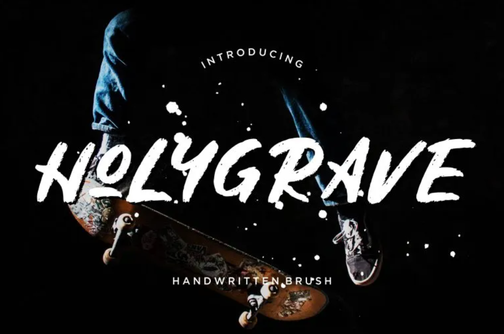 11. Holygrave Handwritten Brush