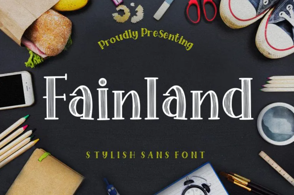 7. Fainland Stylish Sans
