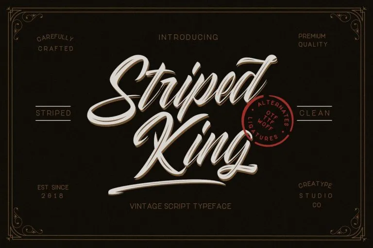 9. Striped King
