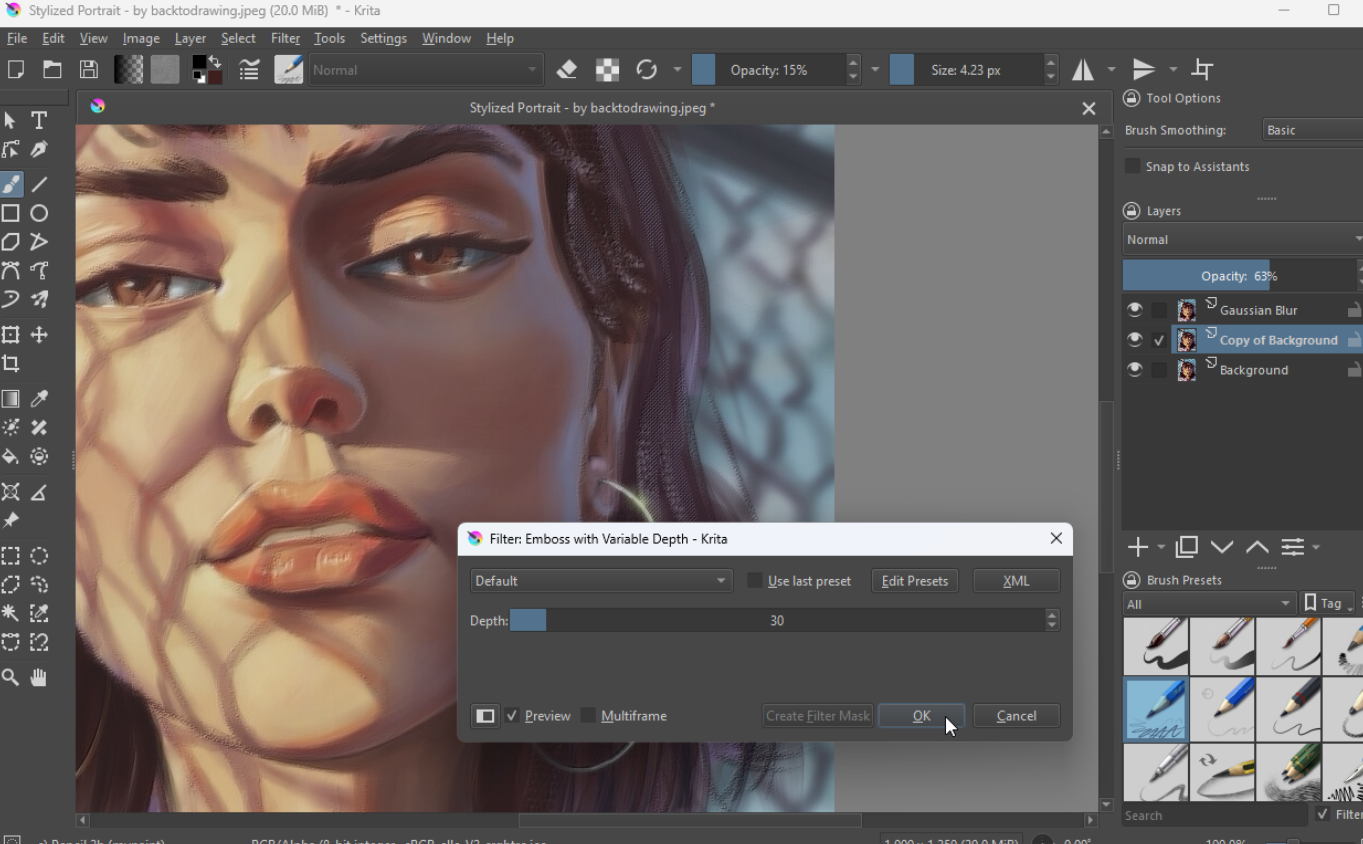 Krita Interface