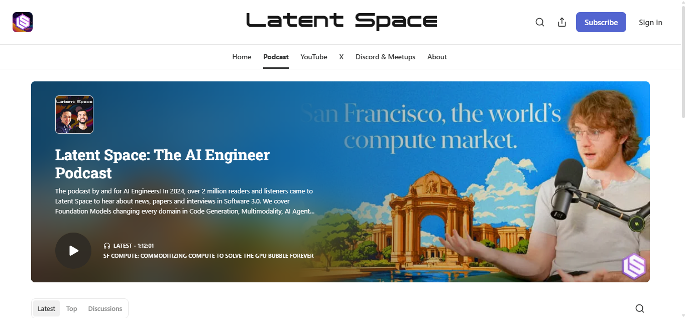 Latent Space’s Homepage