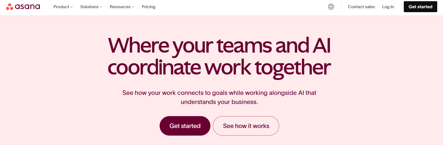 Asana project management app for business