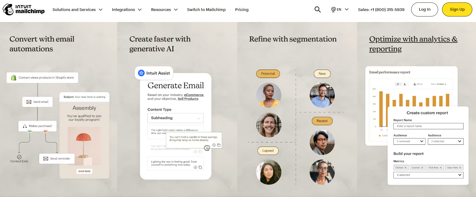Popular email marketing app for small business