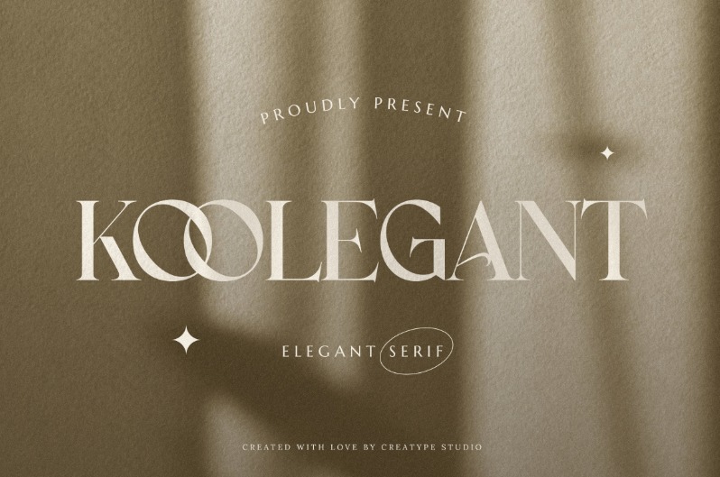 Font for Packaging jewelry
