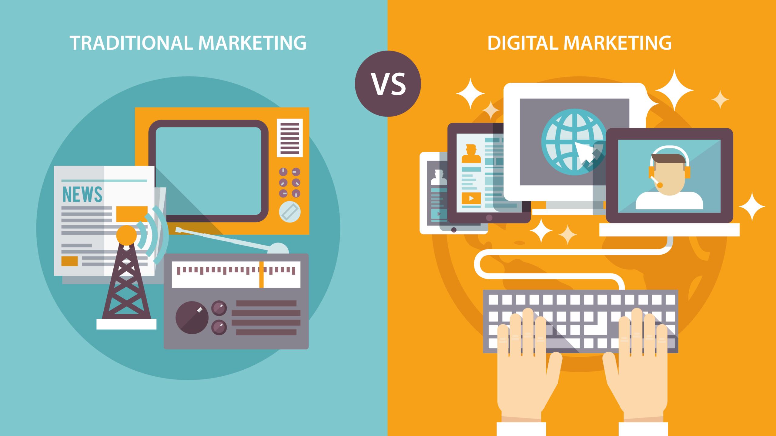 Traditional Marketing vs Digital Marketing: Key Differences