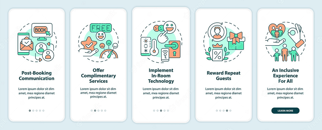 Infographic showing customer experience improvement methods