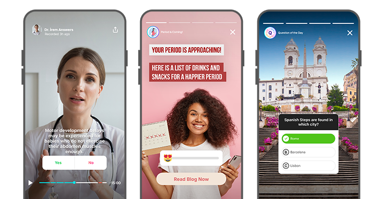 Social media interactive content