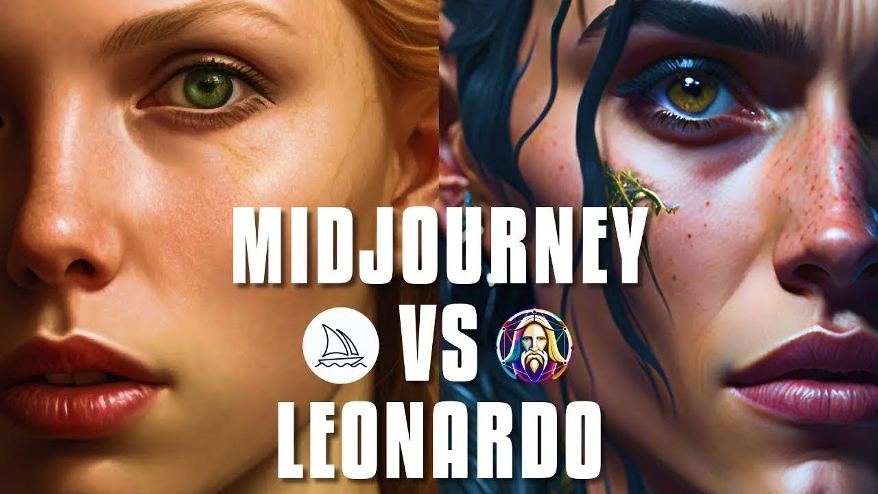 Battle of Midjourney vs Leonardo AI as Art Generators