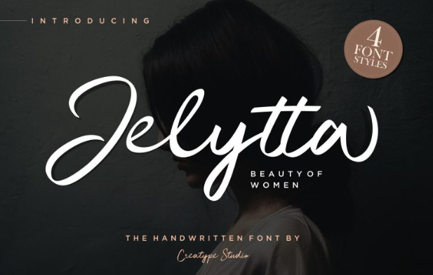 1. Jelytta Handwritten Font