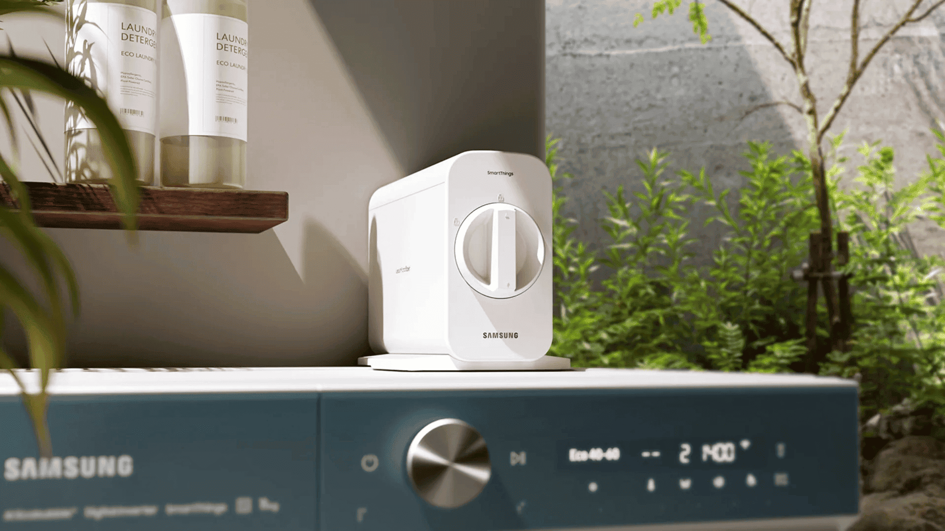 Samsung washing machine with Patagonia Less Microfiber filter