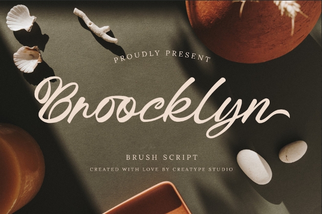 18. Broocklyn Brush Script