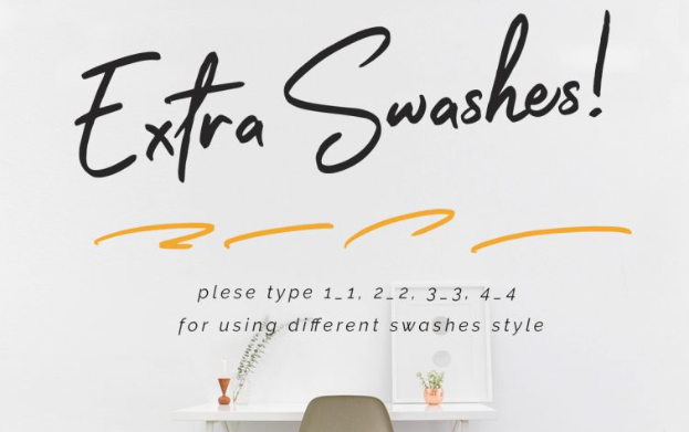 2. Hello Santtiny_s Extra Swashes
