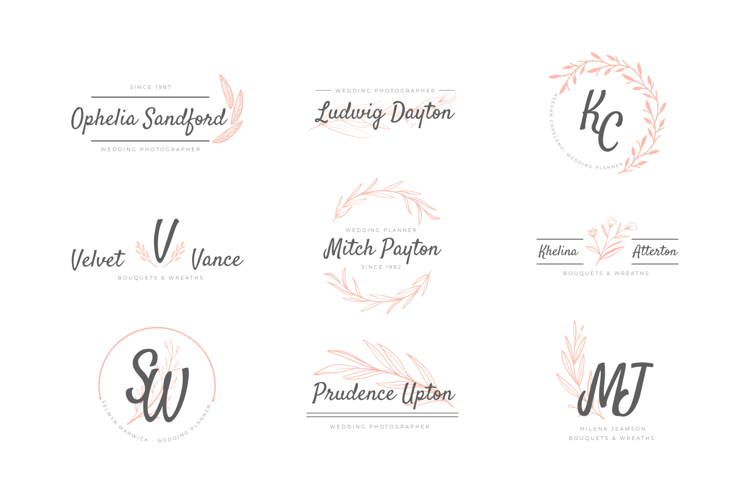 signature type logo ideas